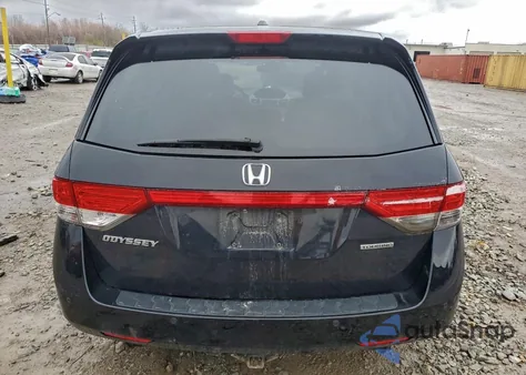 2015 Honda Odyssey Touring from USA, damaged, VIN 5FNRL5H92FB022901